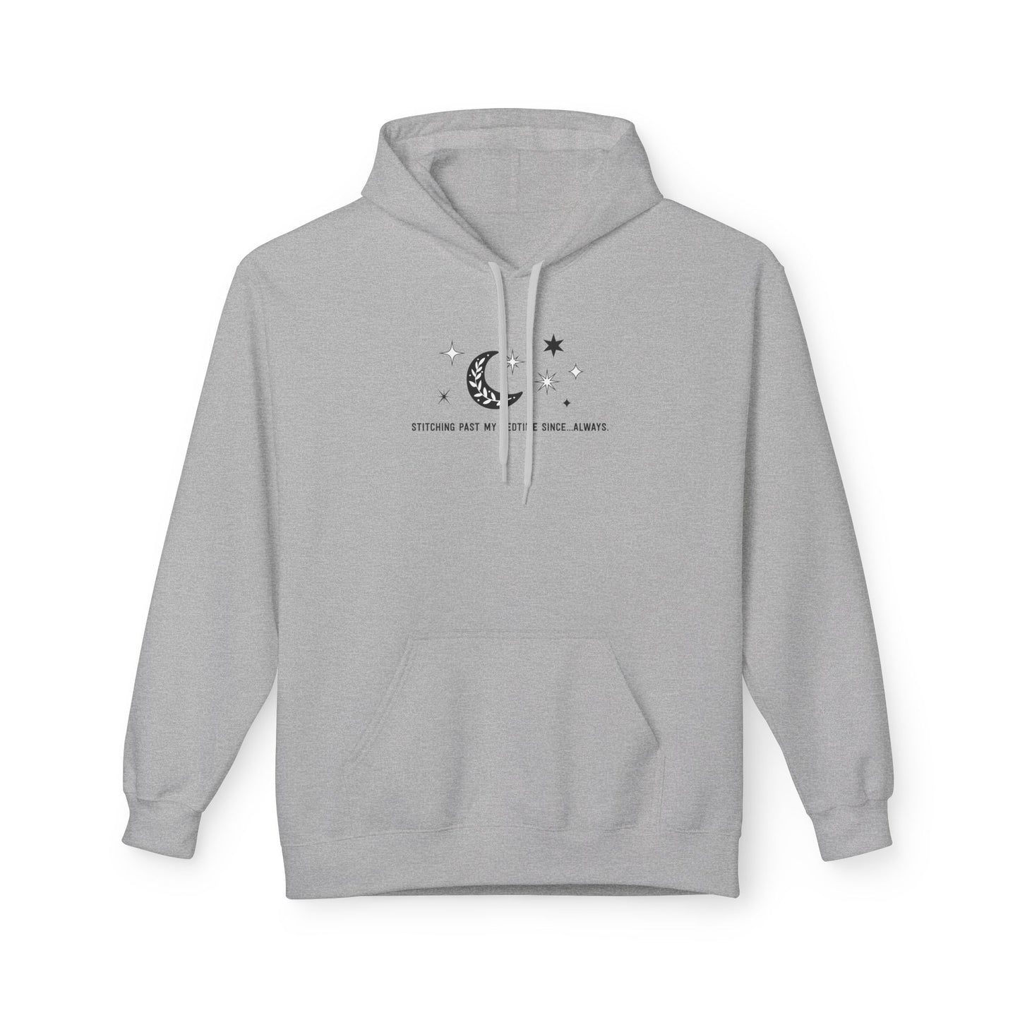 Stitching Past My Bedtime...Since Always. Unisex Hoodie with Front Pocket - Hooded Sweatshirt