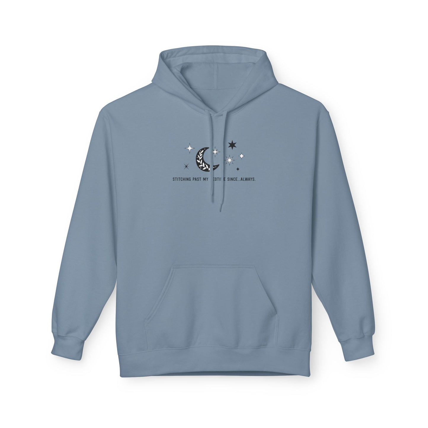 Stitching Past My Bedtime...Since Always. Unisex Hoodie with Front Pocket - Hooded Sweatshirt