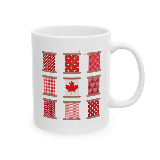 Sew Canada! 11 oz. Mug - White