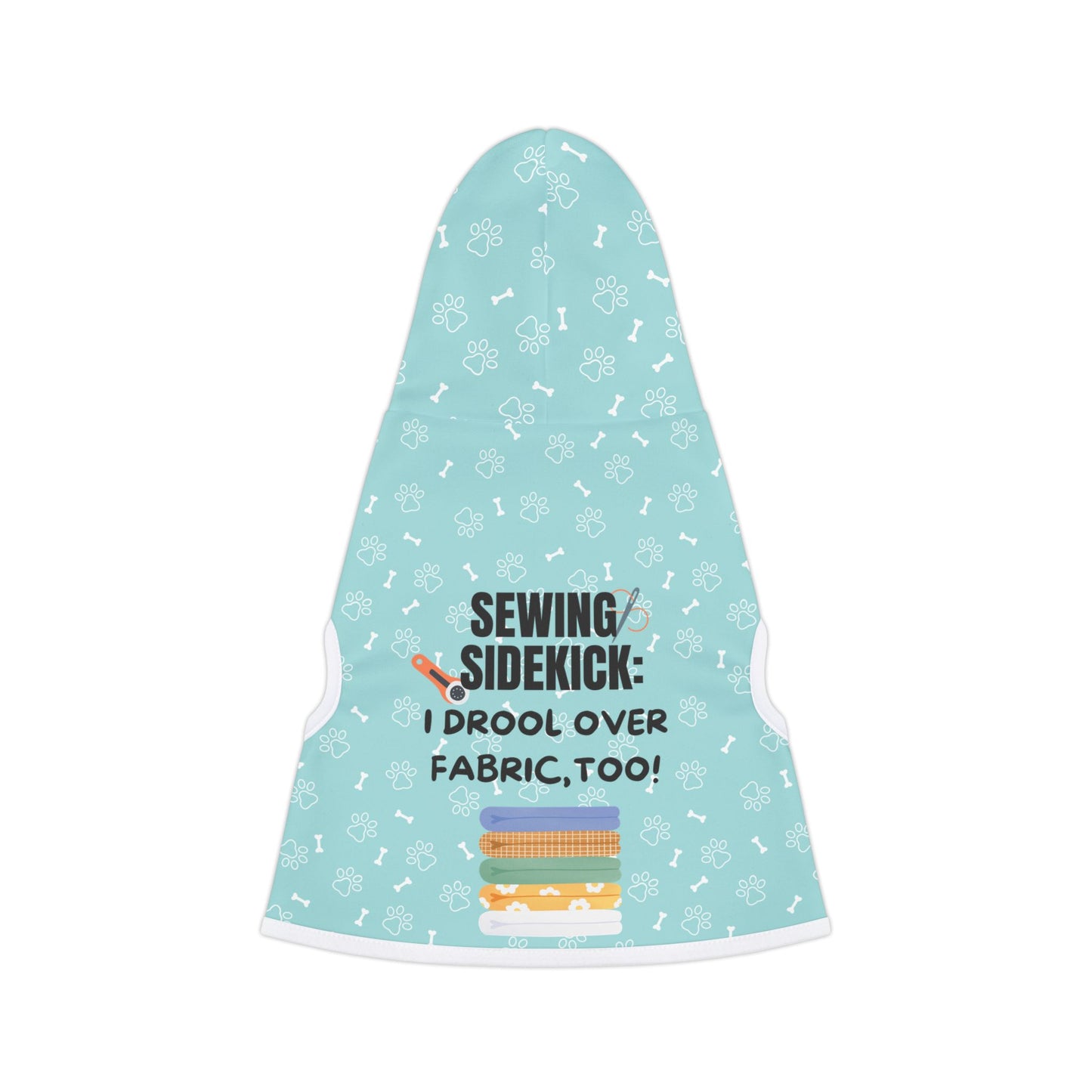 Funny Quilting Dog Hoodie – Sewing Sidekick Pet Shirt – Gift for Dog Mom Who Sews – Matching Dog and Owner Outfit – Fabric Lover Dog Apparel (Pet Sizes XXS - 2XL) 🐾