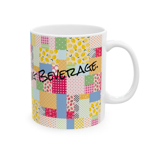 This is my Binding Beverage 11 oz. Mug - White - Sewing Friend Gift - Sewing Coffee Mug