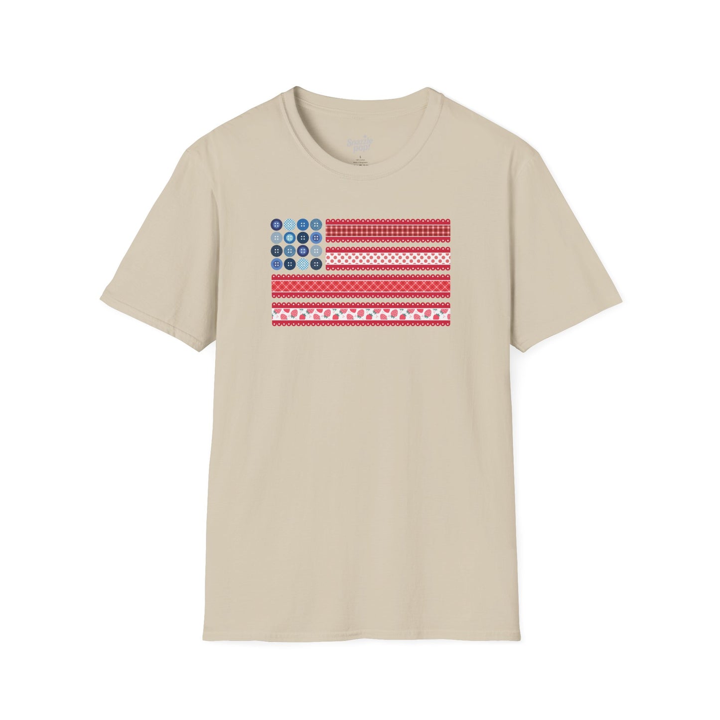 Sew Sweet Liberty T-shirt - Unisex Softstyle Crafty Tee - Sew Night T-shirt, Embroidery, Quilting, Stitching, Craft T-shirt (Inclusive Sizing: XS - 5X)