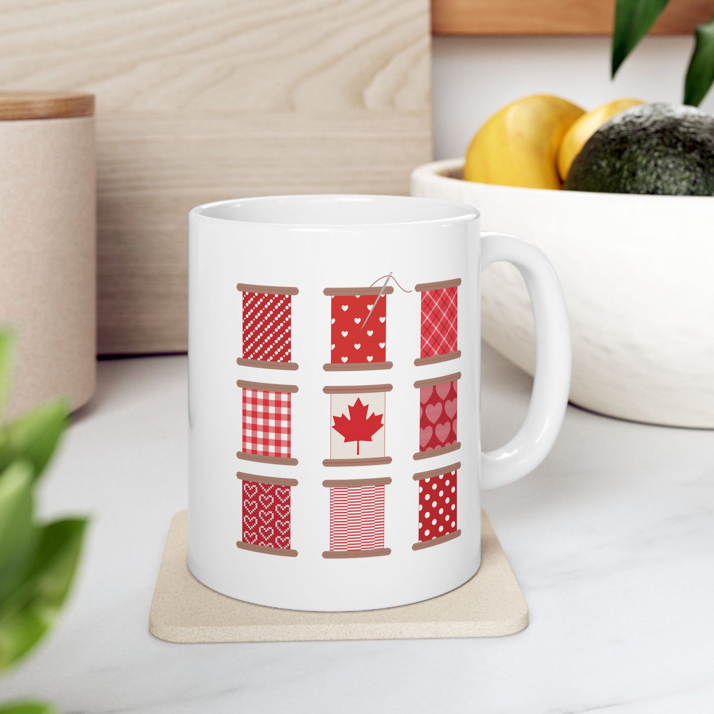 Sew Canada! 11 oz. Mug - White