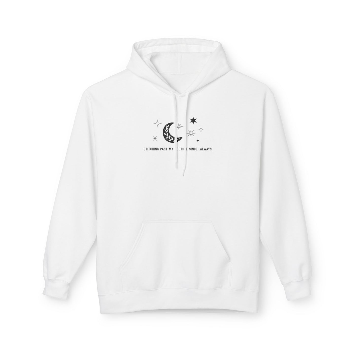 Stitching Past My Bedtime...Since Always. Unisex Hoodie with Front Pocket - Hooded Sweatshirt