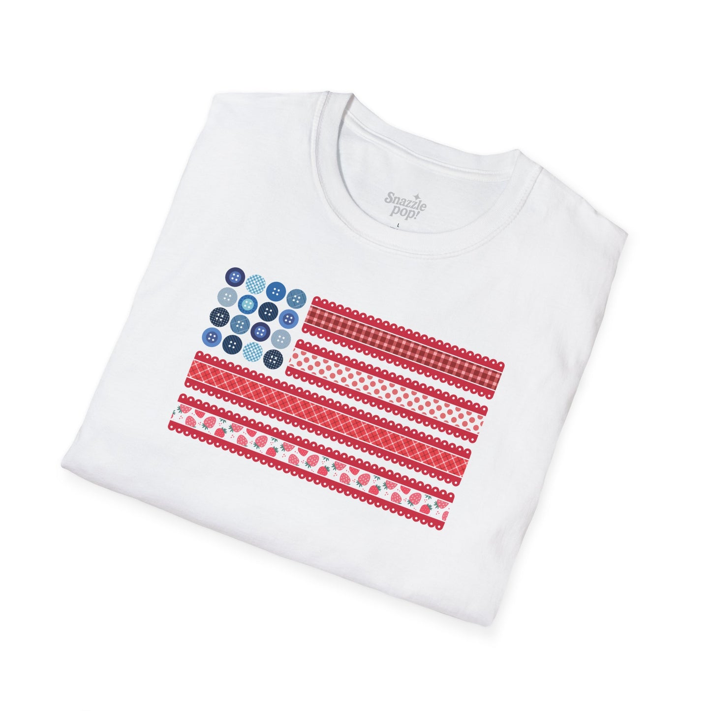 Sew Sweet Liberty T-shirt - Unisex Softstyle Crafty Tee - Sew Night T-shirt, Embroidery, Quilting, Stitching, Craft T-shirt (Inclusive Sizing: XS - 5X)