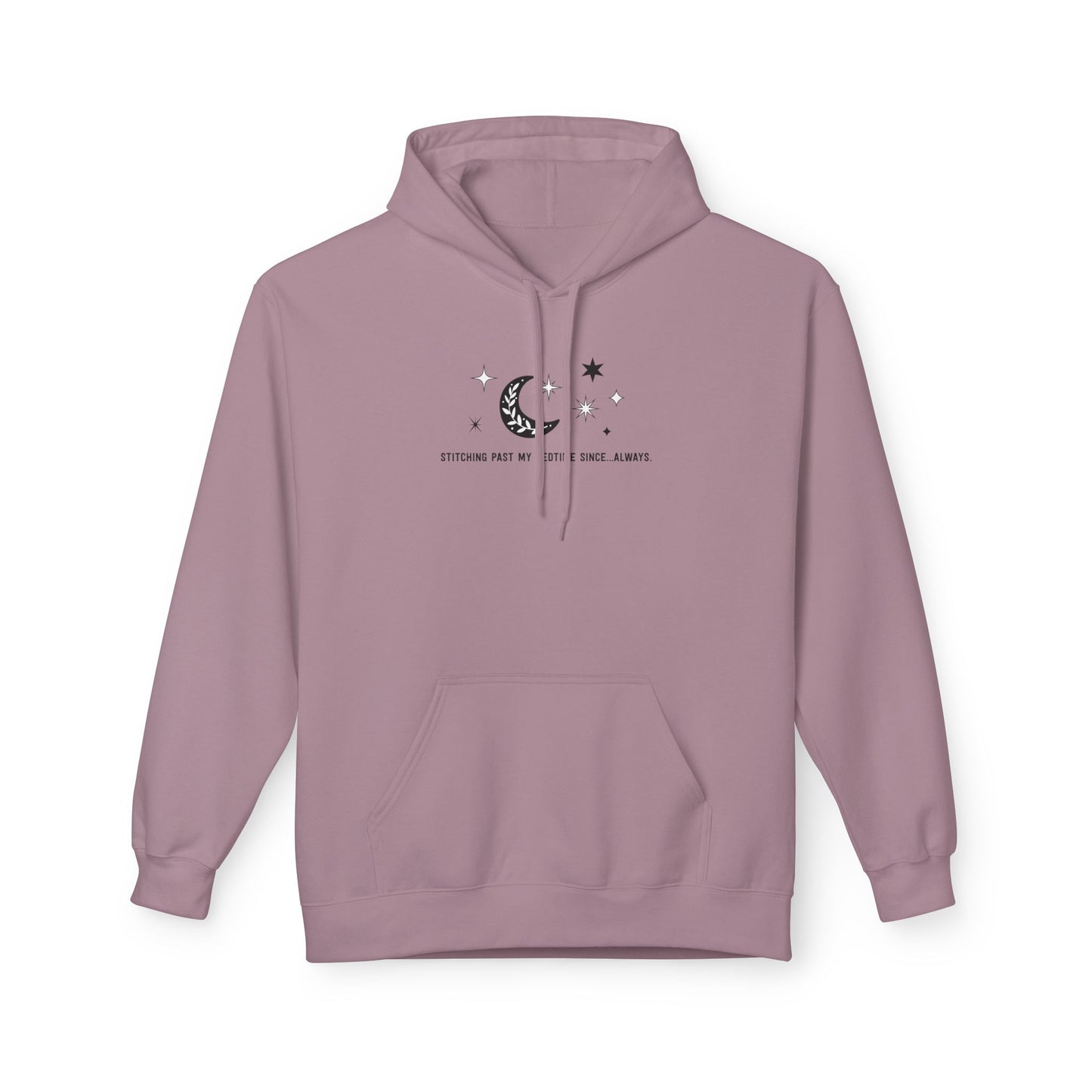 Stitching Past My Bedtime...Since Always. Unisex Hoodie with Front Pocket - Hooded Sweatshirt