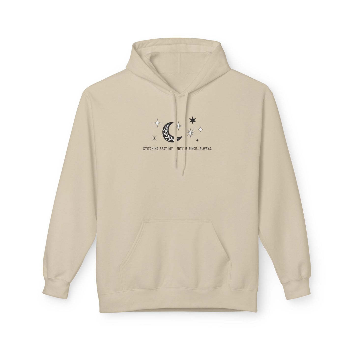 Stitching Past My Bedtime...Since Always. Unisex Hoodie with Front Pocket - Hooded Sweatshirt