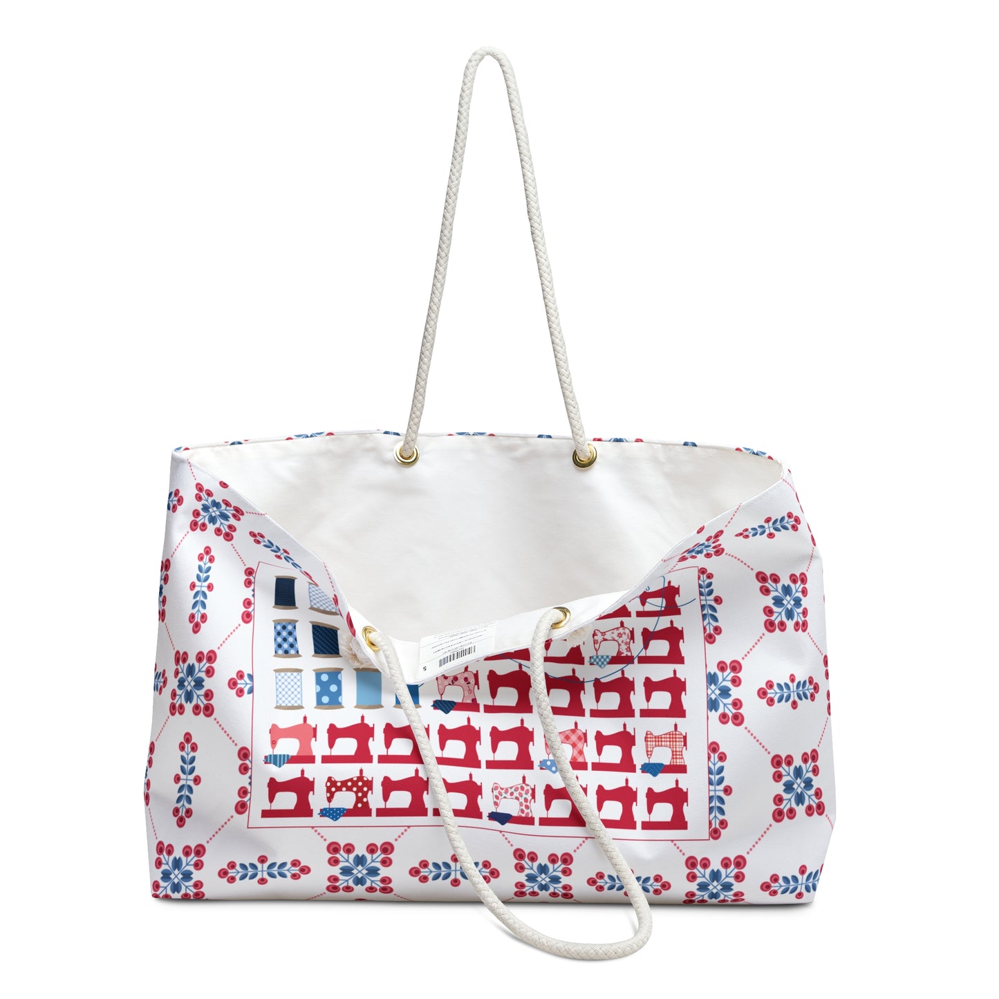 Stars, Stripes, & Stitches! Weekender Bag -  Ideal for Crafters, Quilters, Travel, Gifts, and Everyday Use