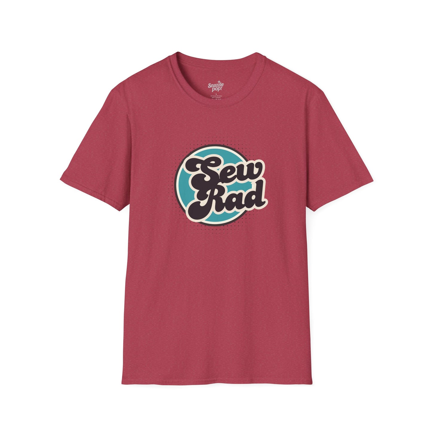 SEW RAD T-shirt - Unisex Softstyle Crafty Tee - Sew Night T-shirt (Inclusive Sizing: S - 5X)