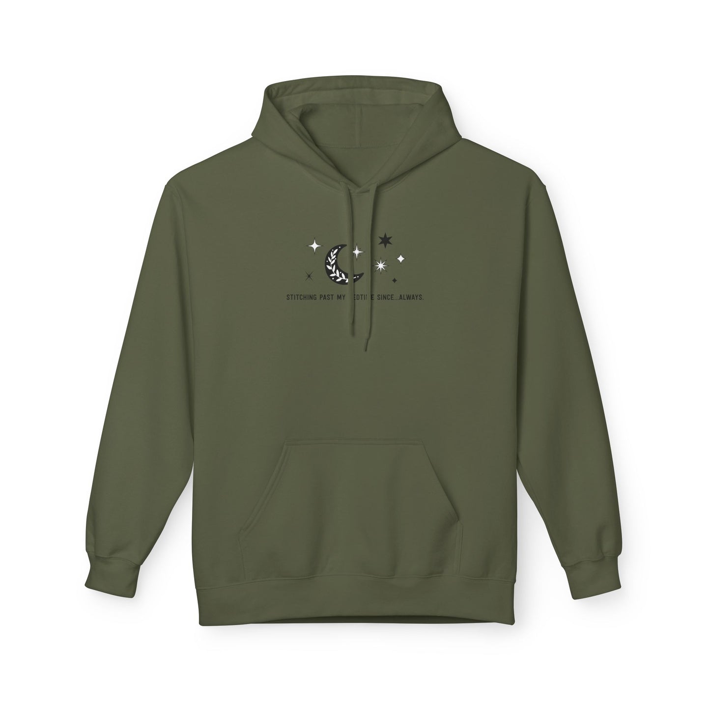 Stitching Past My Bedtime...Since Always. Unisex Hoodie with Front Pocket - Hooded Sweatshirt