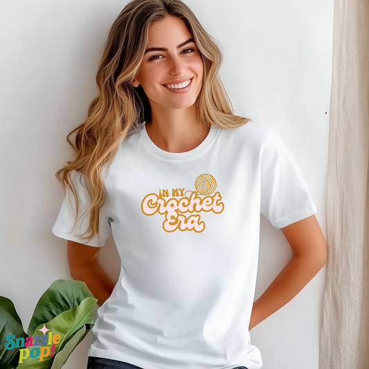 In My Crochet Era T-shirt - Unisex Softstyle Crochet Tee - T-shirt (Inclusive Sizing: S - 5X)