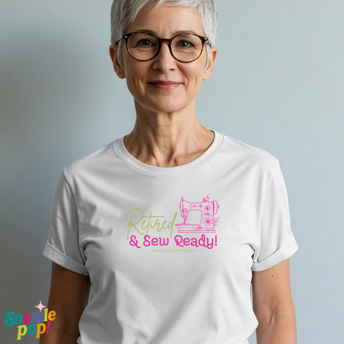 Retired & SEW Ready! Retirement T-shirt - Unisex Softstyle Sewing Tee - Quilting T-shirt - Retirement Tee (Inclusive Sizing: S - 5X)