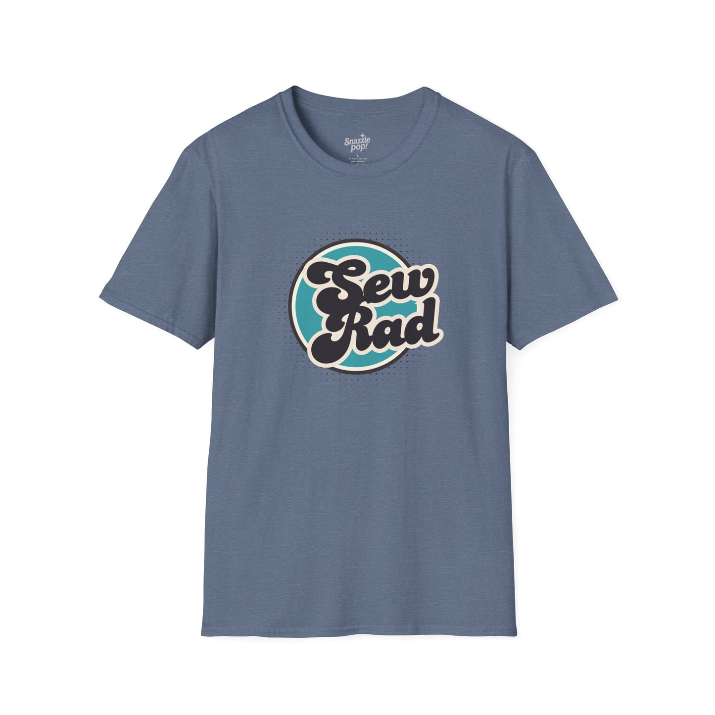 SEW RAD T-shirt - Unisex Softstyle Crafty Tee - Sew Night T-shirt (Inclusive Sizing: S - 5X)